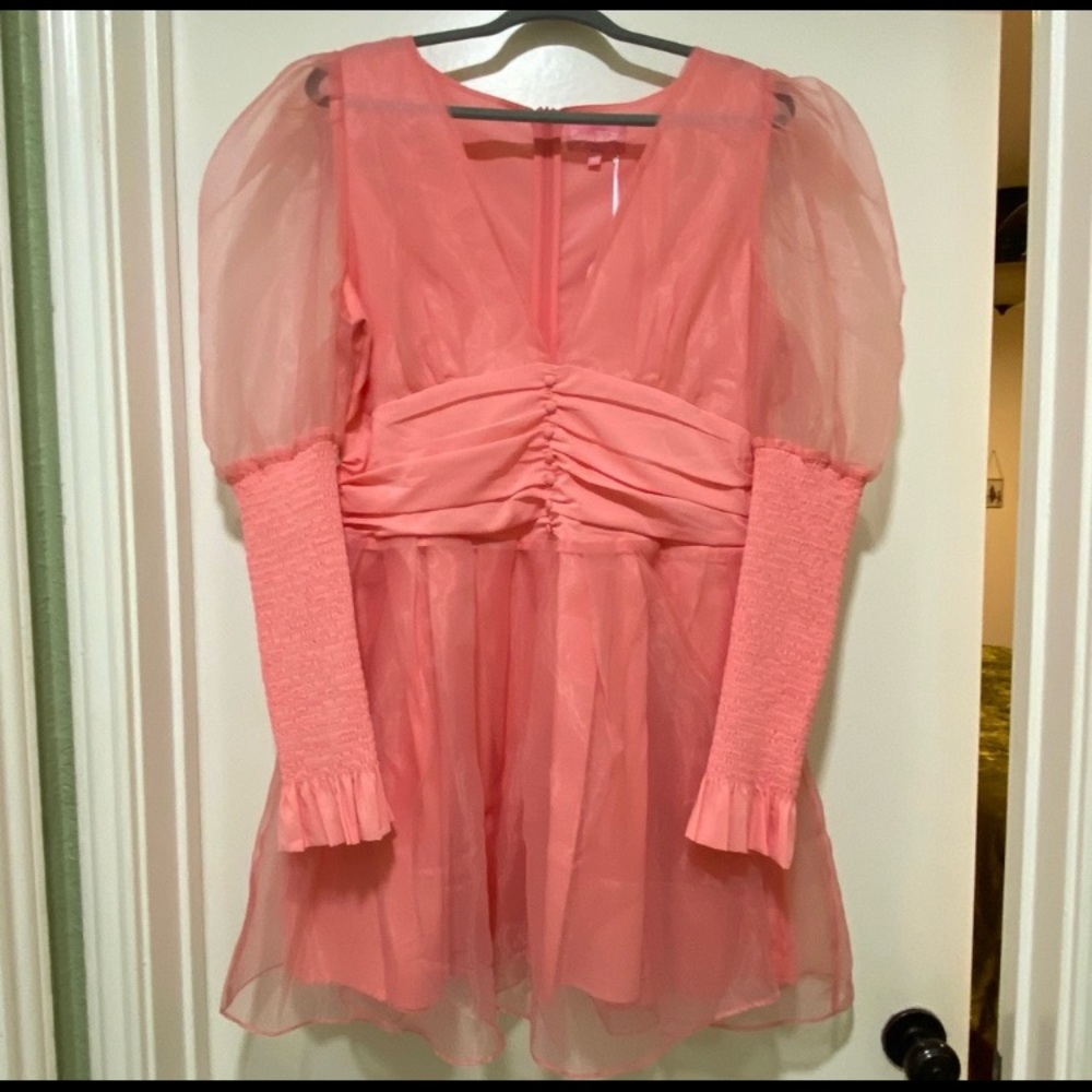 Dolls Kill Sugar Thrillz Forever Organza Mini Dress XXL